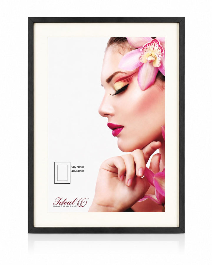 IDEAL TREND 3D Objektrahmen Holz Bilderrahmen Wanddeko Collage Poster Shirt Trikot Rahmen HR: Farbe: