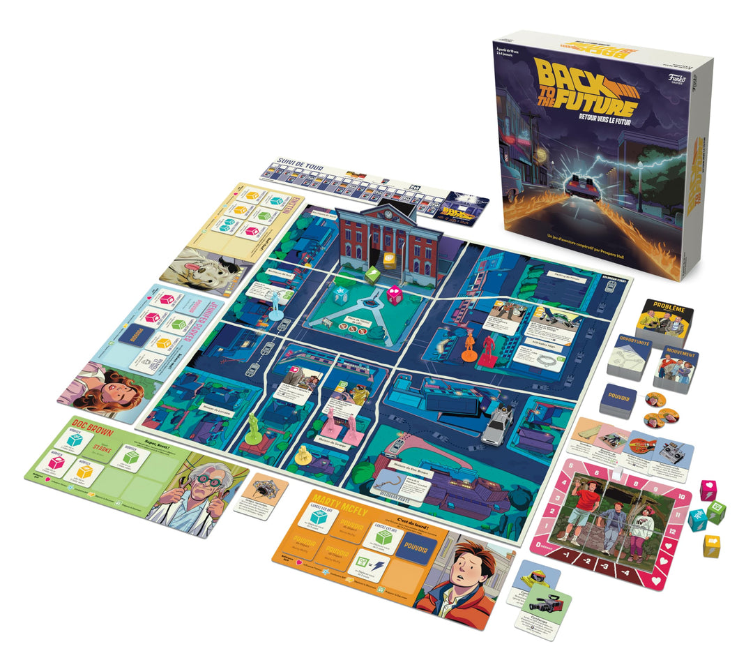 Back to The Future Board Game - French Französisch, Französisch