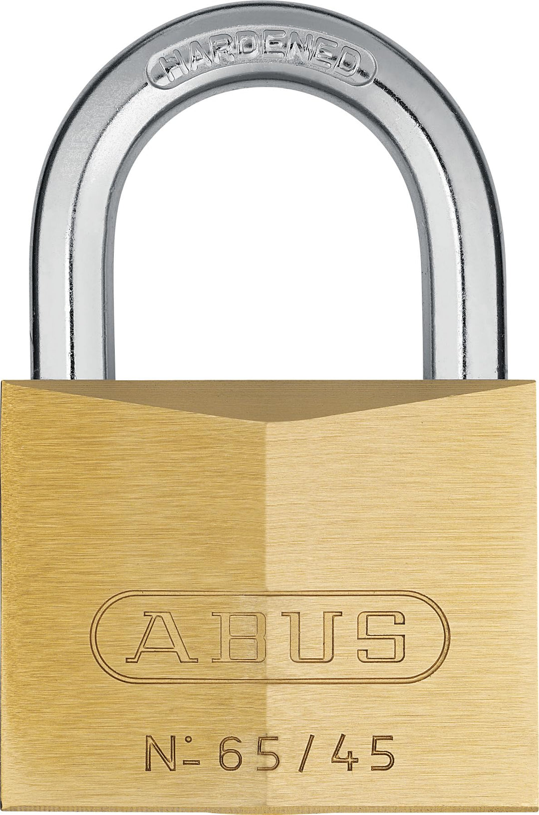 ABUS Vorhängeschloss Messing 65/45 - Kellerschloss, Spindschloss u. v. m.- Messing-Schlosskörper - g
