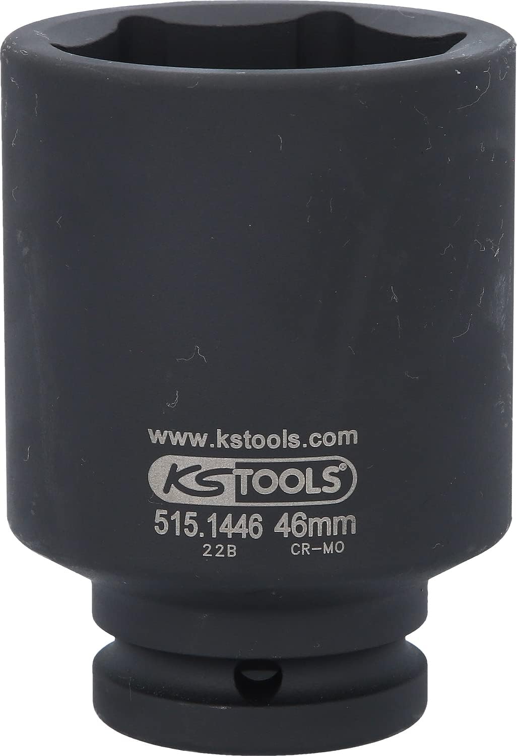 KS Tools 515.1446 3/4" Sechskant-Kraft-Stecknuss, lang, 46mm 46 mm, 46 mm