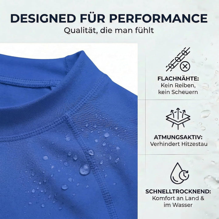 iQ-UV Shirt Herren Slim Fit Blau (Dunkelblau) XS, Blau (Dunkelblau) XS