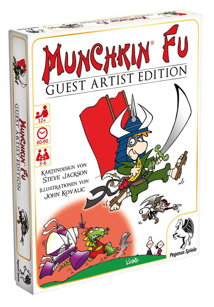 Pegasus Spiele 17233G - Munchkin Fu Guest Artist Edition, Kovalic-Version