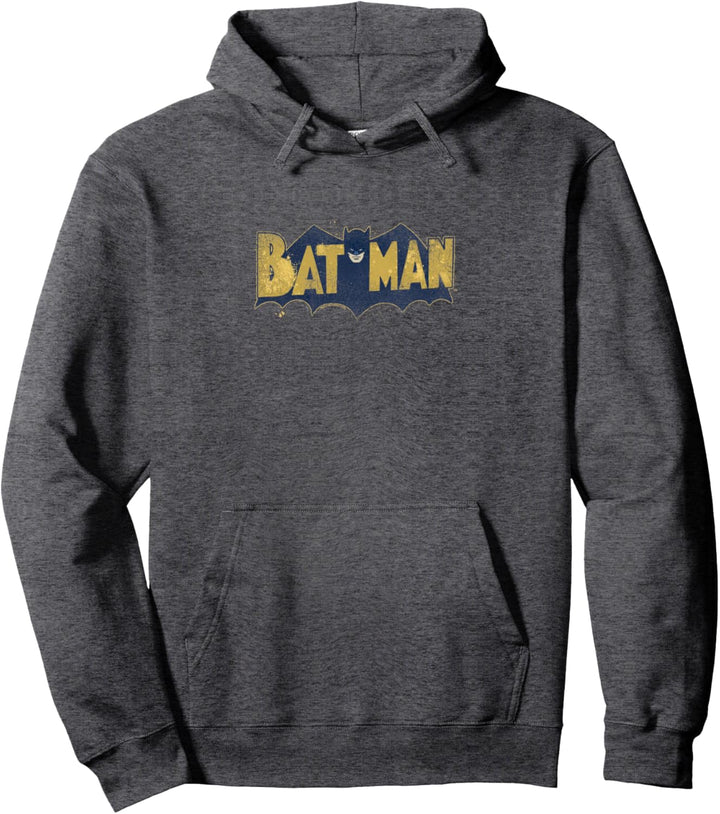 Batman Vintage Logo Splatter Pullover Hoodie