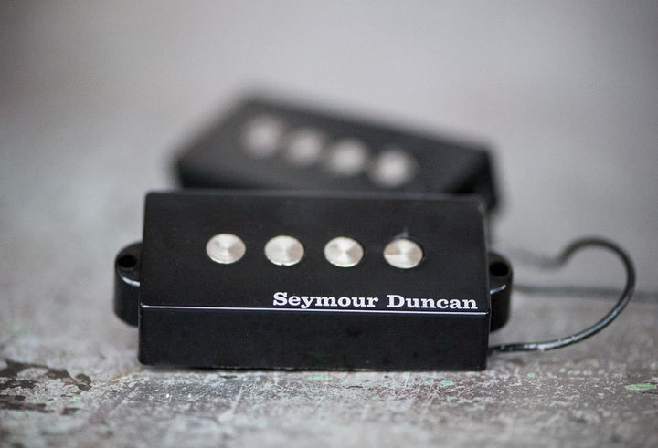 Seymour Duncan SPB-3 Double Series PB Viertelton-Bassmikrofon Schwarz Einzelbett, Einzelbett