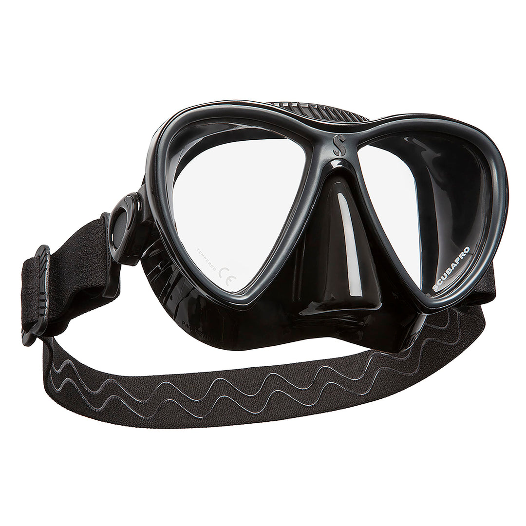 Scubapro Synergy Twin Trufit Scuba Diving Mask Schwarz, Schwarz