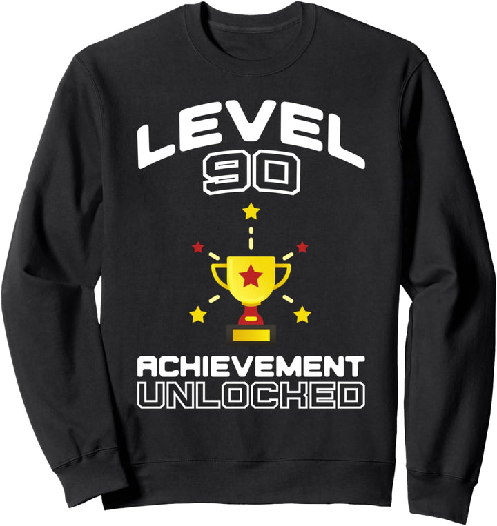 90. Geburtstag für 90 Jahre alte Männer und Frauen Sweatshirt