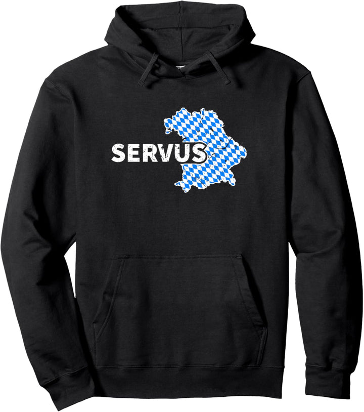 Servus Bayern Bayrischer Spruch Pullover Hoodie