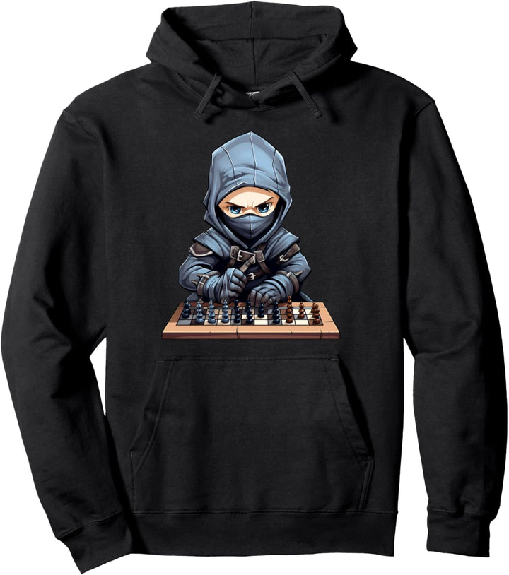 Schach Ninja Schachspieler Schach Brettspiel Kinder Jungen Pullover Hoodie