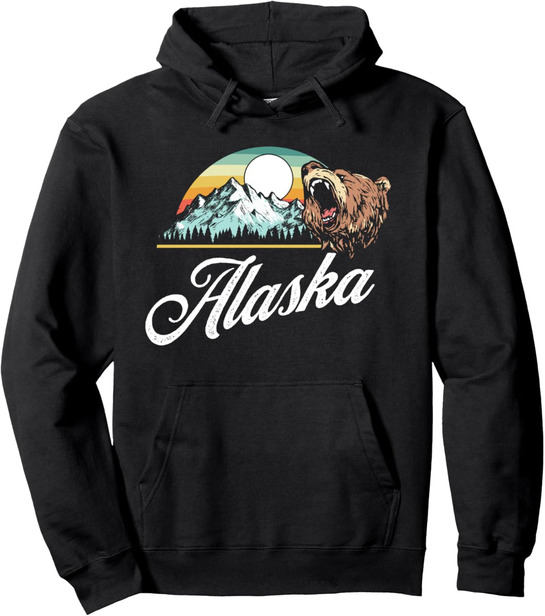 Alaska Retro Roaring Grizzly 80&