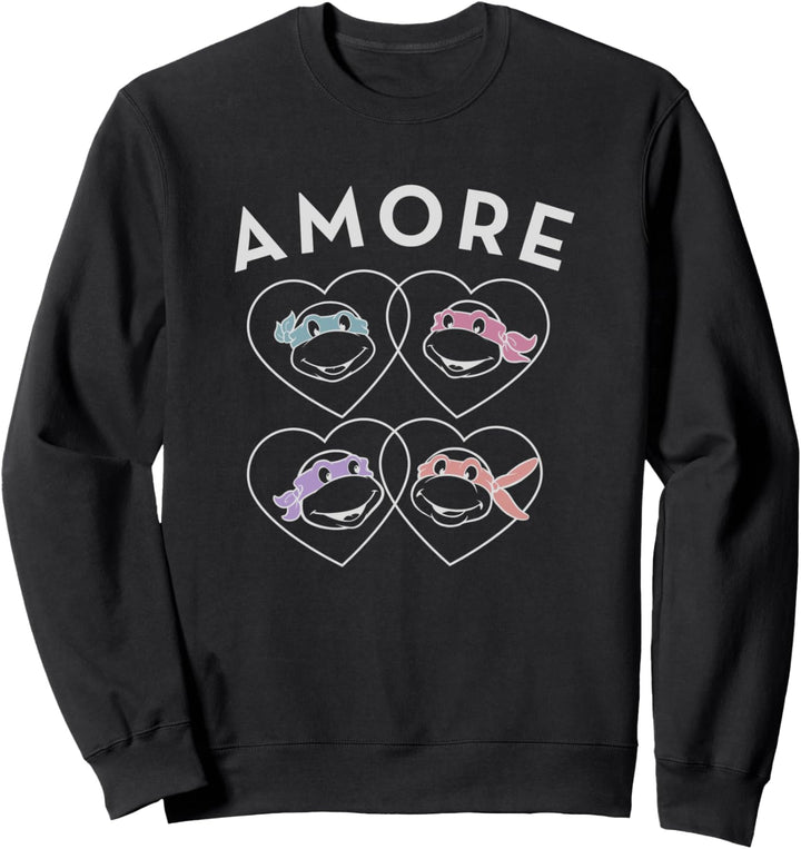 Teenage Mutant Ninja Turtles Amore Heart Group Sweatshirt