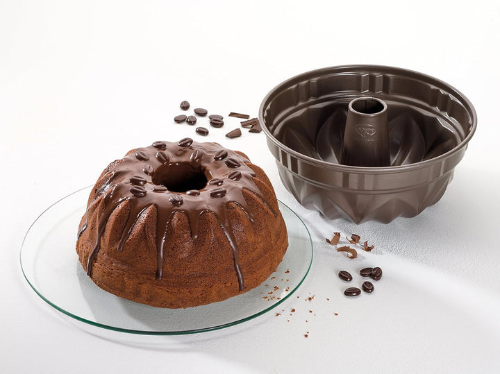 Dr. Oetker Gugelhupf Ø 25 cm BACK-EDITION, runde Backform mit Auslaufschutz, Bundform mit Antihaftbe