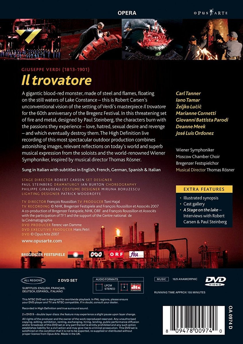 Verdi, Giuseppe - Il Trovatore (Bregenzer Festspiele 2006), DVD