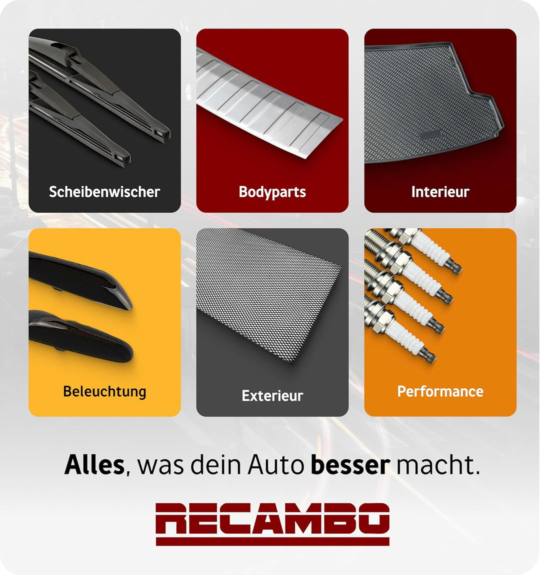 Recambo Kofferraumwanne passend für FIAT 500 | Typ 312 | ab 2007- | passgenau mit Rand