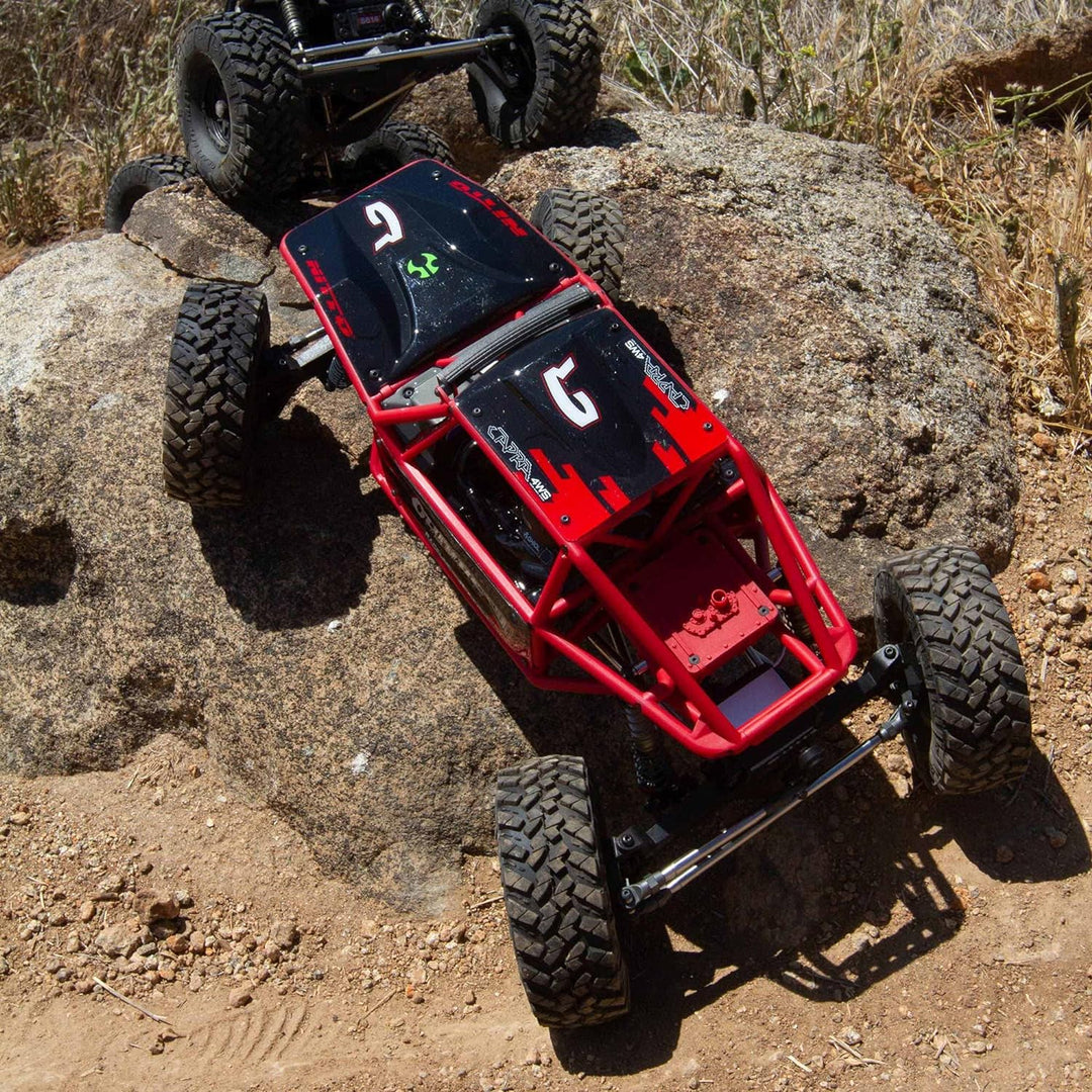 Axial AXI03022BT2 1/10 Capra 1.9 4WS Unlimited Trail Buggy RTR, Black, Mehrfarbig