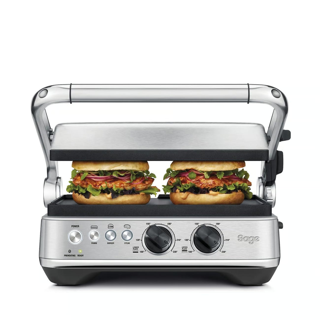 Sage Appliances SGR700 the BBQ und Press, Grill, Gebürstetes