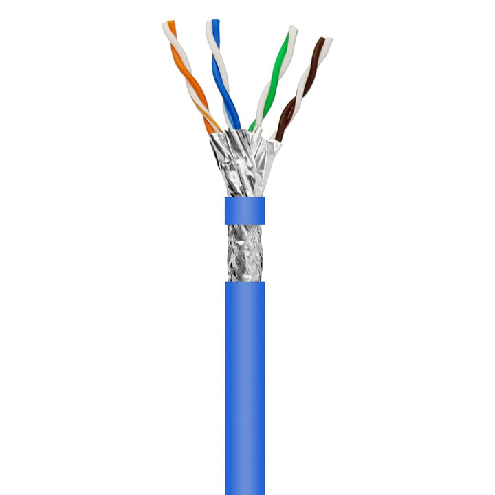 ARLI Cat8.1 Verlegekabel 50m | S/FTP doppelt geschirmt | bis zu 40 Gbit/s & 2000 MHz | Halogenfrei L