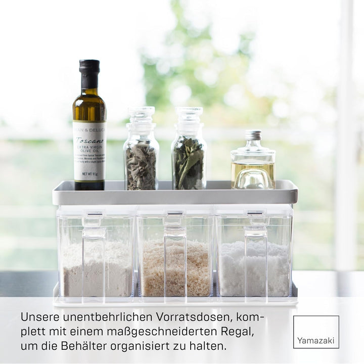 Seasoning box X3 & Rack - Tower - white