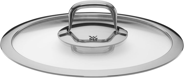 WMF Fusiontec Compact Kochtopf gross 24 cm, Glasdeckel, Bratentopf Induktion 4,5l,High-Tech Keramik,