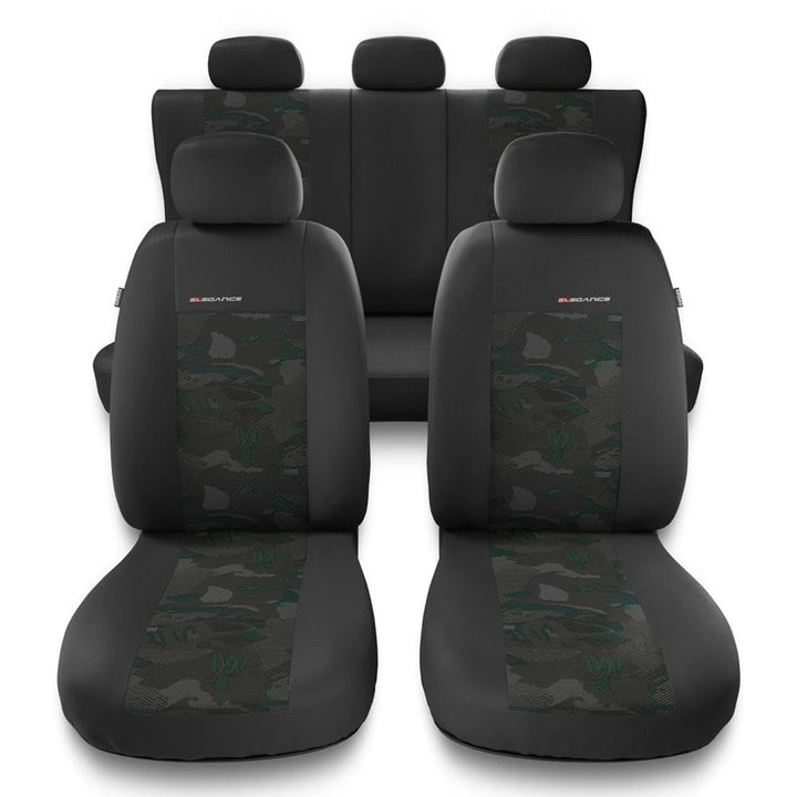 Mossa - Universal Sitzbezüge Auto kompatibel mit Volkswagen Golf V, VI, VII (2003-2019) - Autositzbe