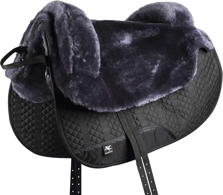 Engel Reitsport Lammfell Fellsattel R3 Ibero Lammfell anthrazit, Lammfell anthrazit