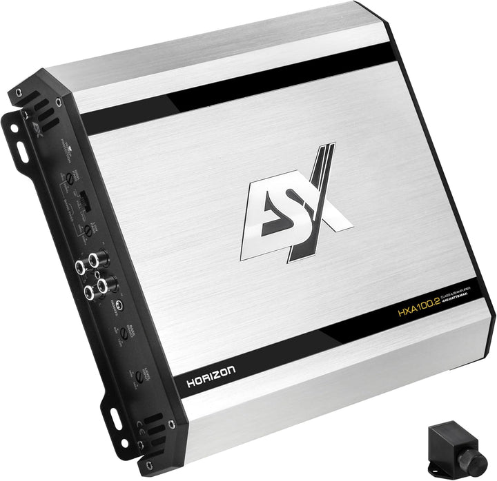 ESX HXP200 | 2-Kanal Basspaket mit 440W max | 30cm (12") Single-Bassreflex-System und 10qmm Verstärk