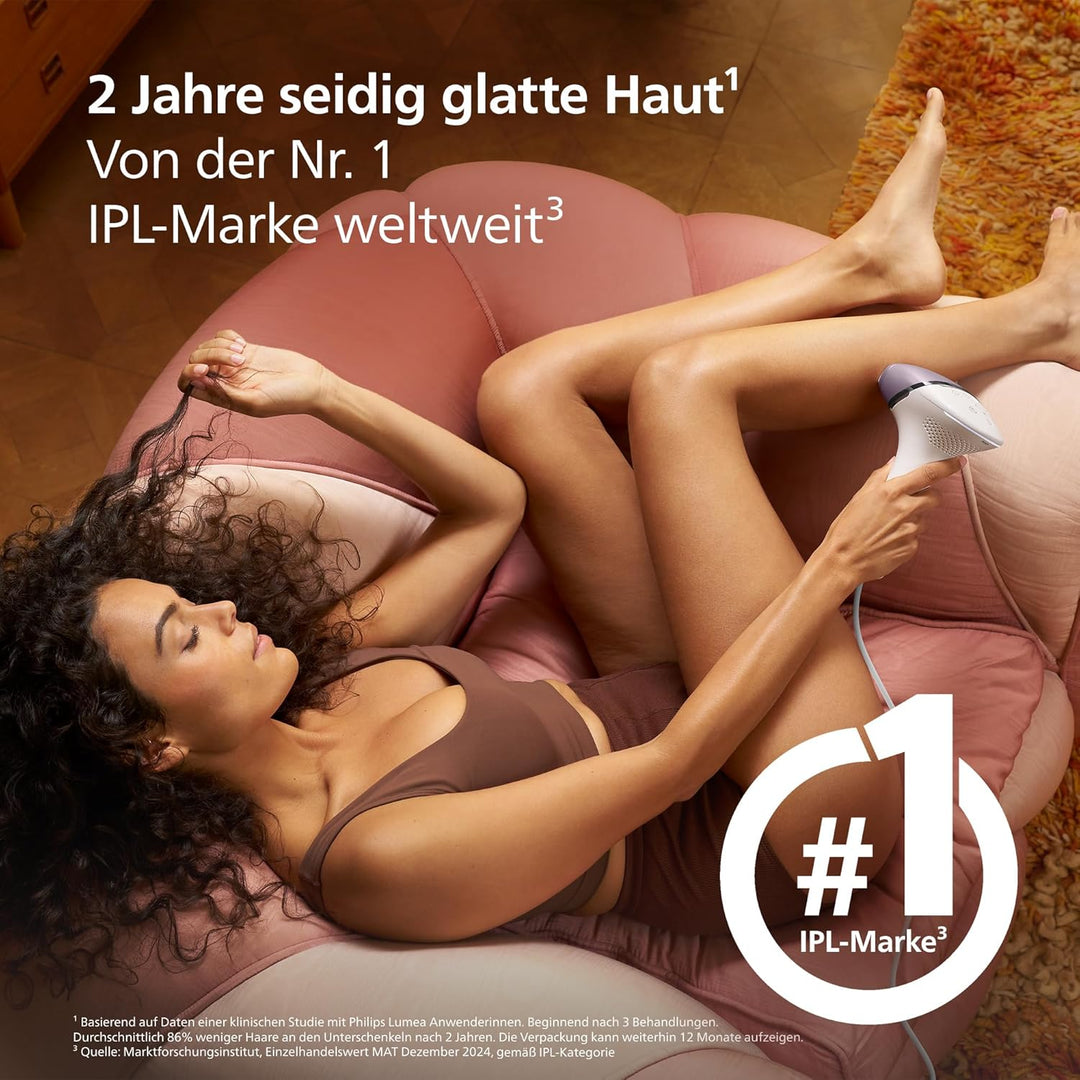 Philips Lumea Prestige IPL-Haarentfernungsgerät mit Satin Compact Korrekturtrimmer (Modell