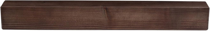 levandeo Wandregal Holz Massiv 80x10cm Nussbaum Farbig Wandboard Vintage Rustikal Design Natur Regal