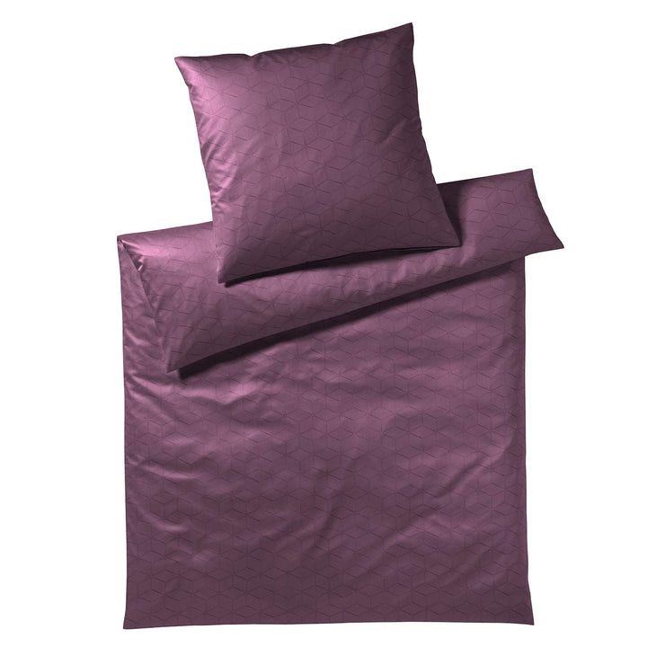 JOOP! Bettwäsche Vision 4089 | 1 Shiny Plum - 155 x 220 1 Bettbezug 155 x 220 cm + 1 Kissenbezug 80