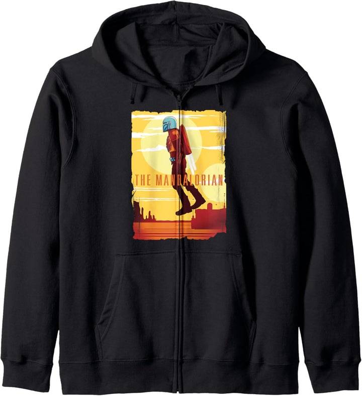Star Wars Mandalorian Jet Pack Sun Kapuzenjacke