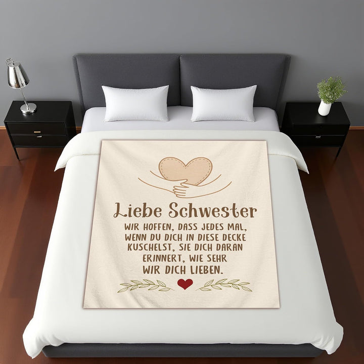 Lieber Cousin Wir hoffen dass jedes Mal wenn du dich in diese Decke kuschelst sie dich daran erinner