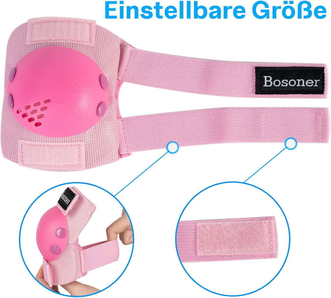 Knieschoner für Kinder, Ellenbogenschützer, Schutzausrüstung, Set für Rollschuhe, Radfahren, BMX, Sk