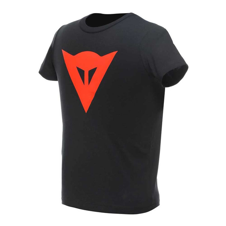Dainese Unisex Kinder Shirt 60 Schwarz/Fluo Rot, 60 Schwarz/Fluo Rot