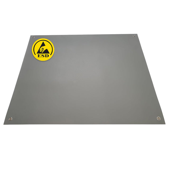 Minadax 80 x 60cm Antistatik ESD Computer Matte Tischmatte „Premiumqualität“ + Anschlusskabel 80x60
