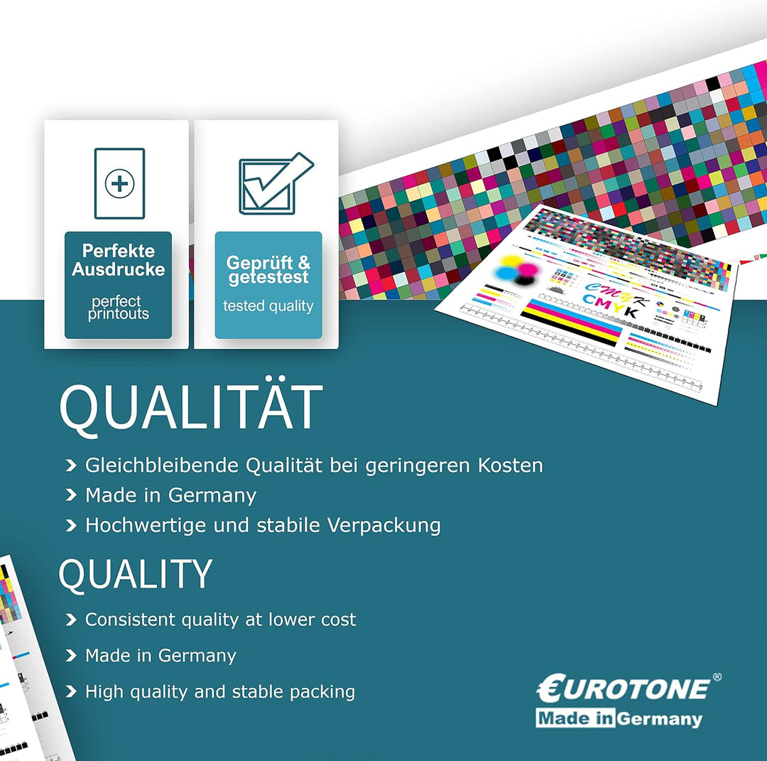 4X Eurotone Toner für Brother MFC 8220 8240 8440 8640 8840 D LT DN N ersetzt TN3060 4x Black, 4x Bla