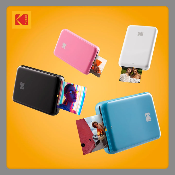 KODAK Step Sofort-Smartphone-Fotodrucker - Tragbarer Mini-Farb-Mobilfotodrucker - Zink 2x3” Klebefot
