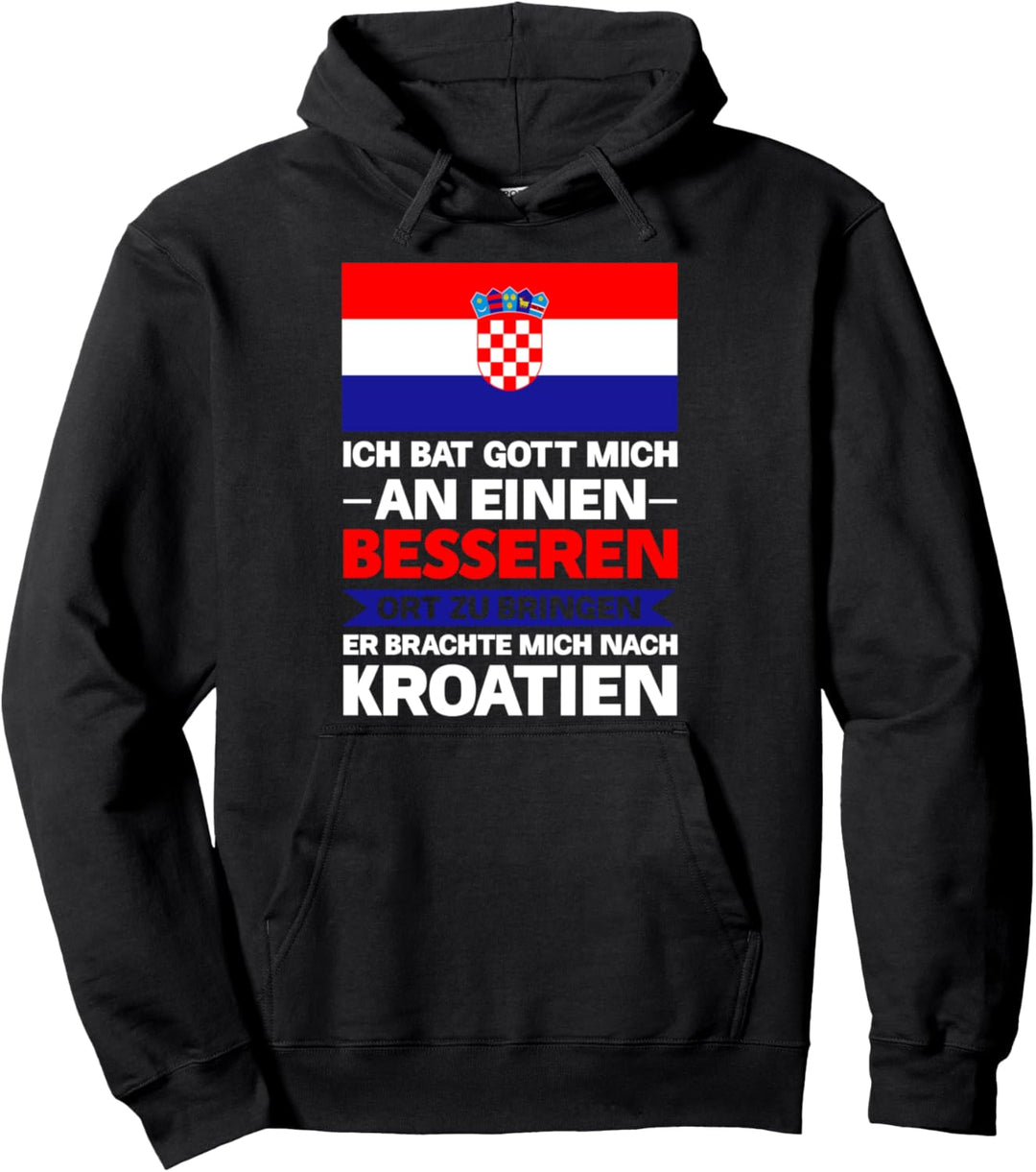 Kroatien Reise Kroatisch Pullover Hoodie