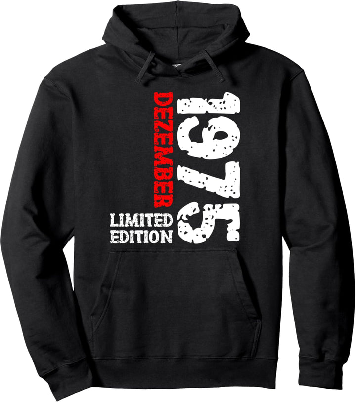 48. Geburtstag Frauen Männer Limited Edition Dezember 1975 Pullover Hoodie