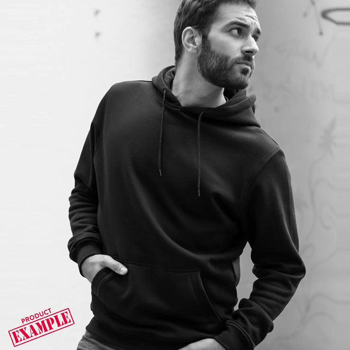 OwnDesigner Jabadabadu Langarmshirt Men Pullover Herren Hoodie mit Kapuze (Cape 447 L Schwarz)