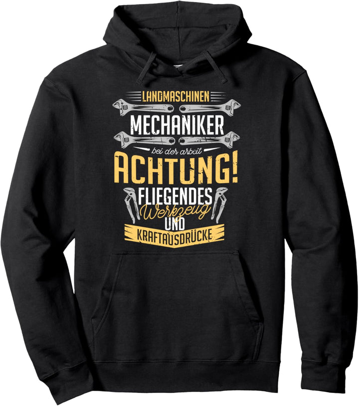 Landmaschinenmechaniker Bei Der Arbeit Mechaniker Pullover Hoodie