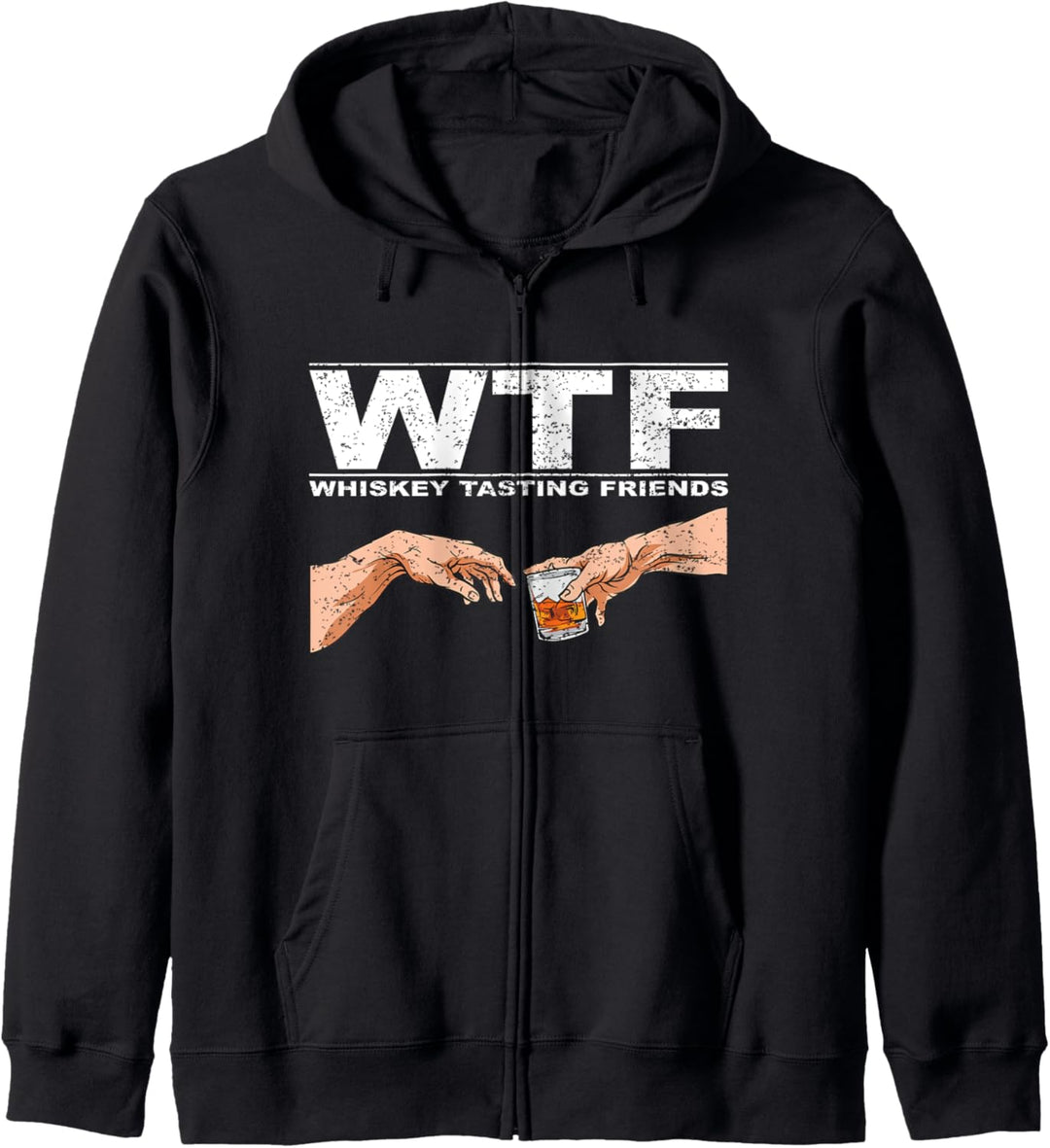 WTF Whiskey Tasting Friends l Whisky Bourbon Kapuzenjacke