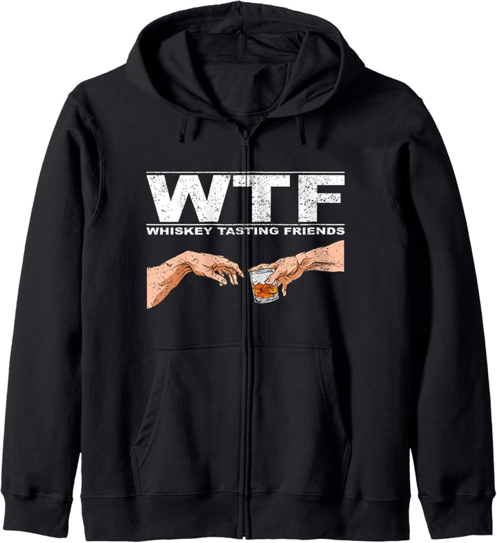 WTF Whiskey Tasting Friends l Whisky Bourbon Kapuzenjacke