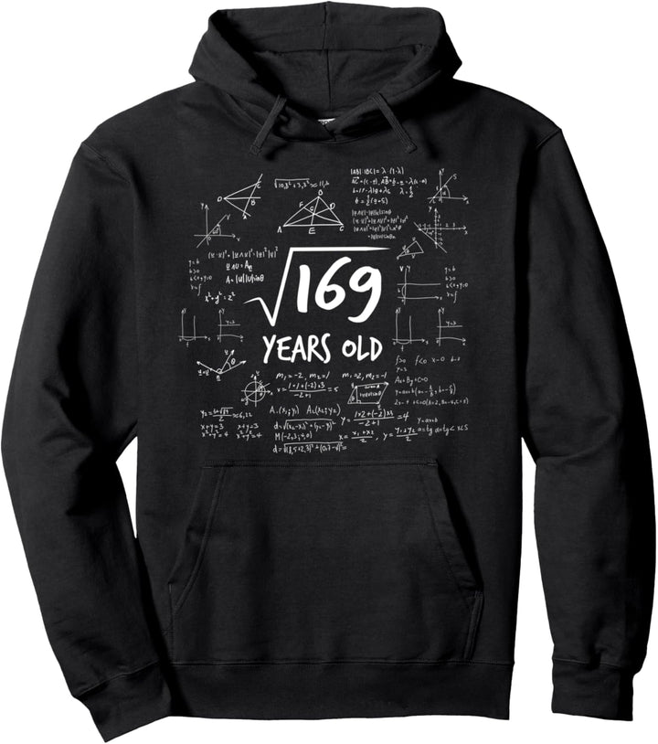 13. Geburtstag - Wurzel aus 169 Mathematik Nerd Mathe Pullover Hoodie