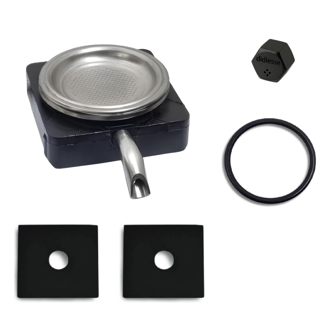 Wartungsset kompatibel mit Didiesse Frog - Padhalter - Duschfilter - Mutter - Dichtung - Auslauf - 2