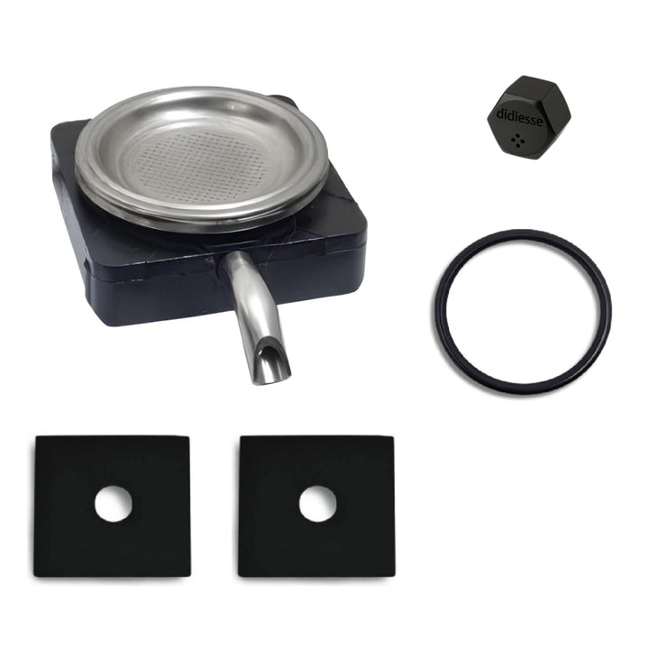 Wartungsset kompatibel mit Didiesse Frog - Padhalter - Duschfilter - Mutter - Dichtung - Auslauf - 2