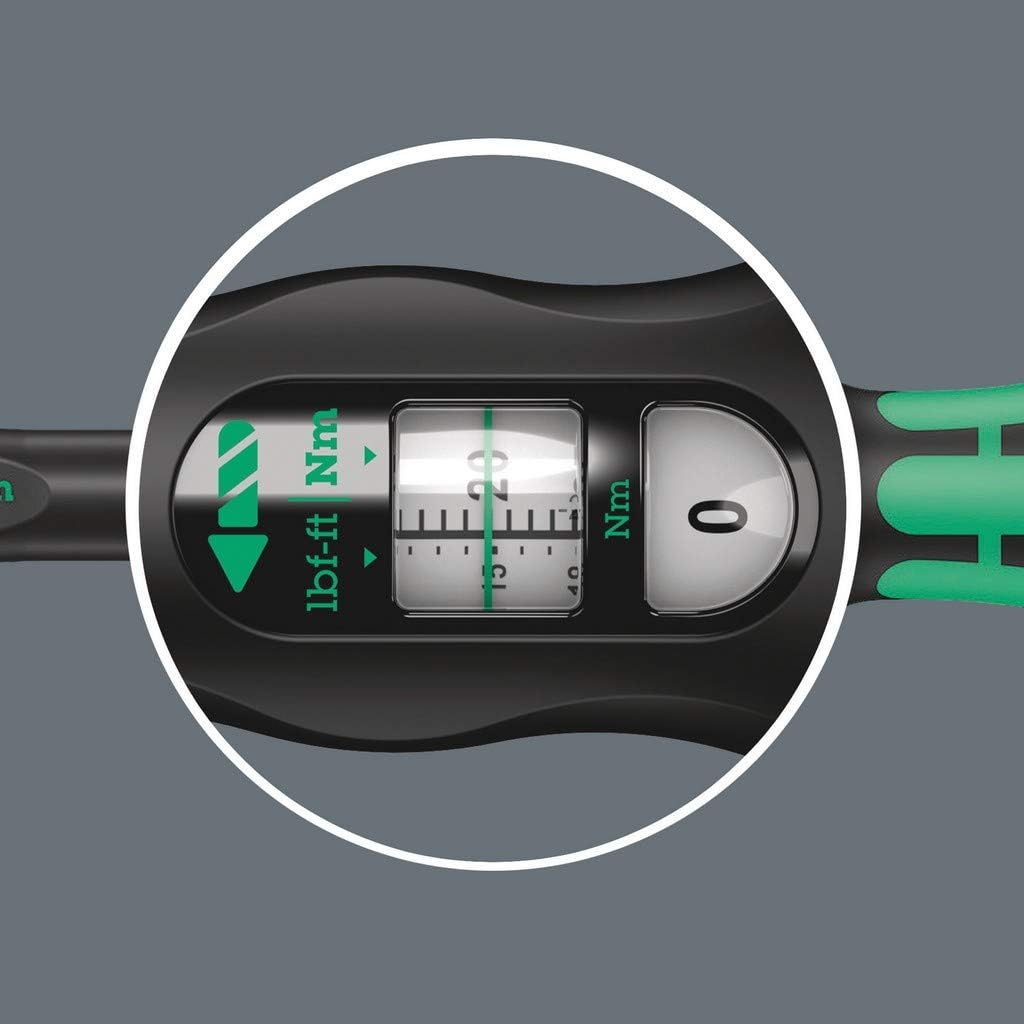 Wera 05075680001 Click-Torque C 3 Set 1 Drehmomentschlüsselsatz, Schwarz, 13-Teilig Click-Torque C 3