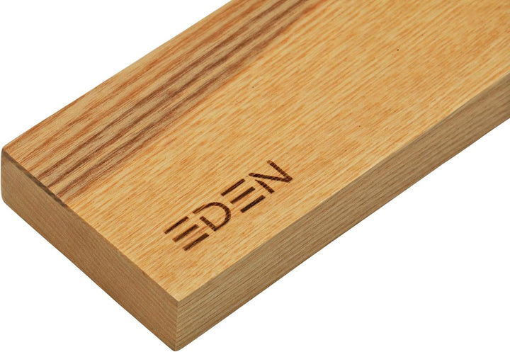 Eden Messer Magnetstreifen Eschenholz, Inklusive doppelseitigem Klebeband und Schrauben, 50 cm x 6 c