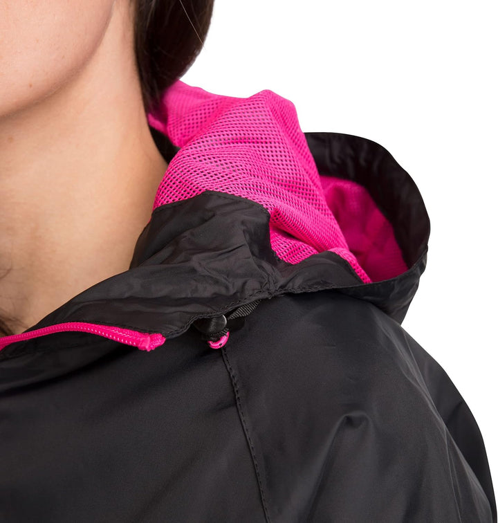 Trespass Unisex Qikpac Jacket Kompakt Zusammenrollbare Wasserdichte Regenjacke (1er Pack) XXL Schwar