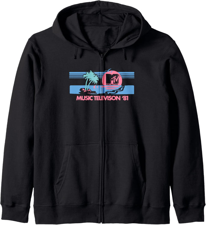 MTV Retro '81 Island Logo Sunset Kapuzenjacke