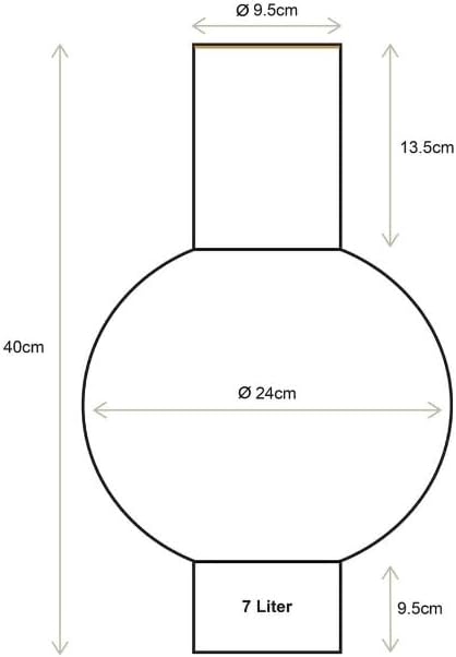 Pip Studio Vase medium | Pink - 24 x 40