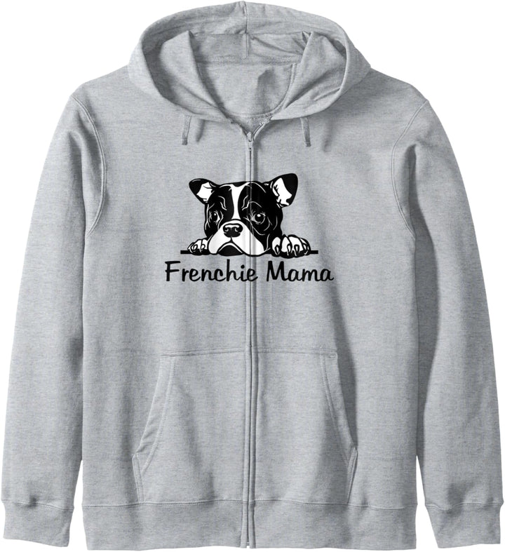 Frenchie Mama Französische Bulldogge Muttertag Geschenk Kapuzenjacke
